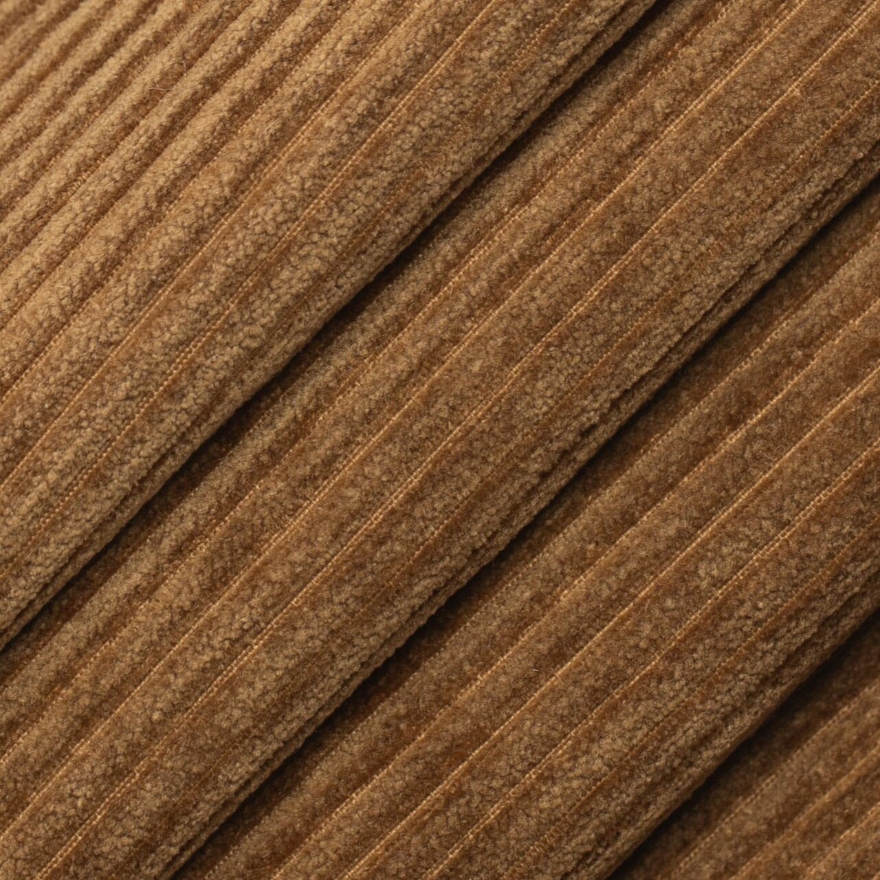 Yellow Gold Performance Grade Plain Solid Velvet Upholstery Fabric by The Yard - SKU: Marcus Pecan